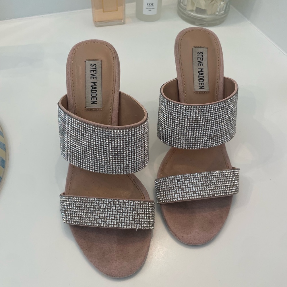 Steve Madden crystal stilettos